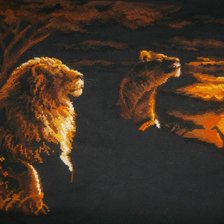 Схема вышивки «Саванна»