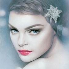 Схема вышивки «портрет»