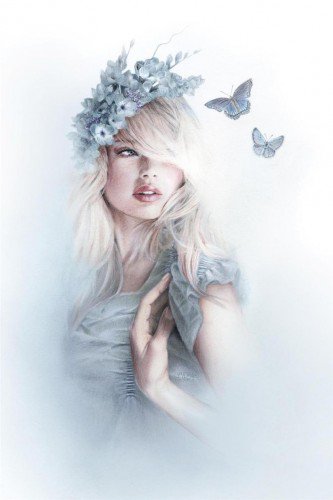 портрет - девушка - оригинал