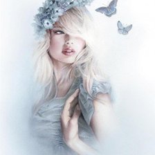 Схема вышивки «портрет»