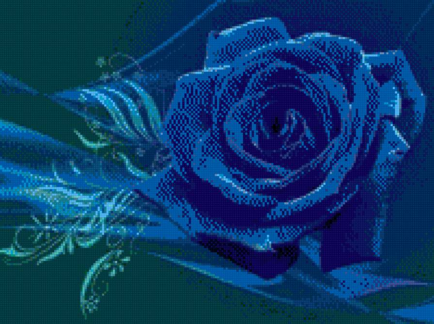 Синяя роза - предпросмотр