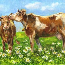 Схема вышивки «На лугу»