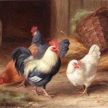 Схема вышивки «Курятник»