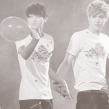 Схема вышивки «Крис и Тао»