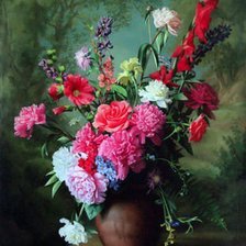 Схема вышивки «цветы»