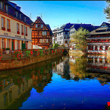Схема вышивки «Европейский пейзаж»