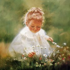 Схема вышивки «картины Дональда Золана»