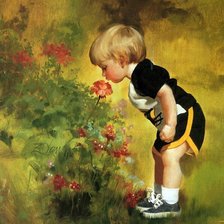 Схема вышивки «картины Дональда Золана»