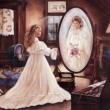 Схема вышивки «маленькая невеста»