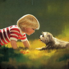 Схема вышивки «картины Дональда Золана»