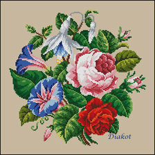 Схема вышивки «серия "подушки"»