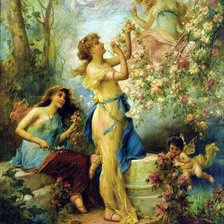 Схема вышивки «Нимфы Аэлиты 1»