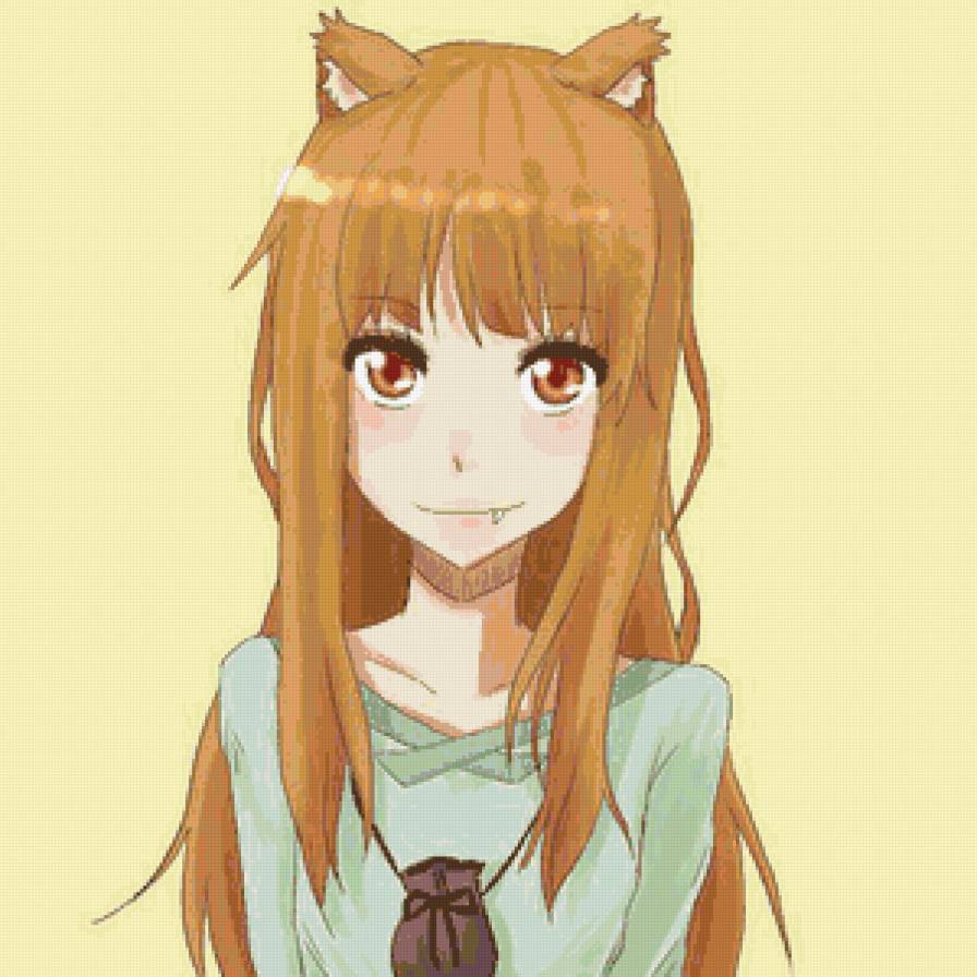 Холо - волчица и пряности, девушка, аниме - предпросмотр