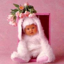 Схема вышивки «Зайчик»