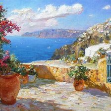 Схема вышивки «дворик»