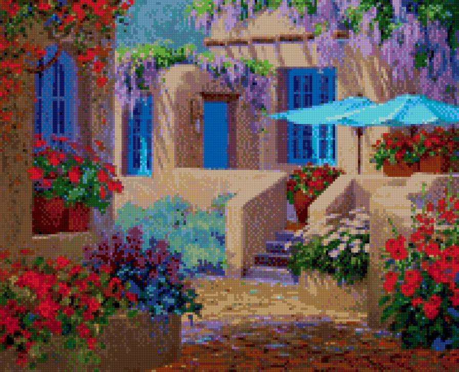 дворик - города и страны - предпросмотр