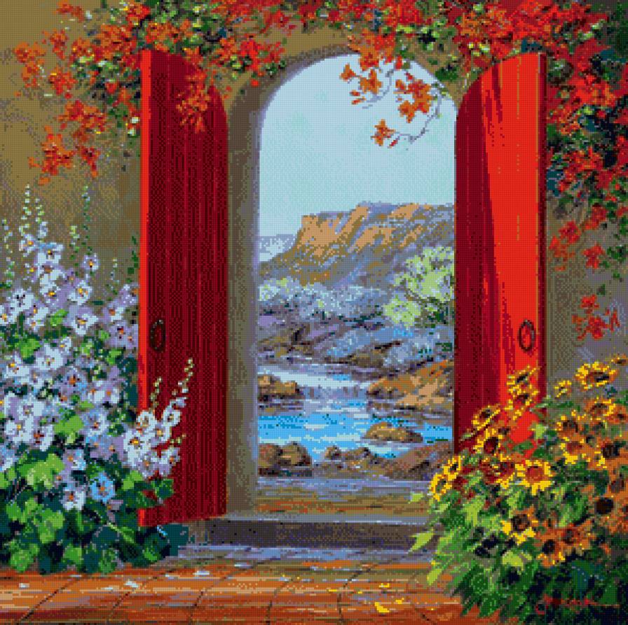 дворик - города и страны - предпросмотр