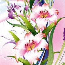 Схема вышивки «Лилии»