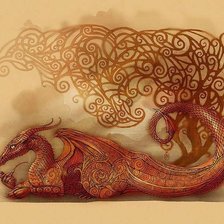 Схема вышивки «курильщик»