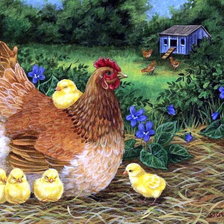 Схема вышивки «серия "птицы"»