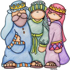 Схема вышивки «Reyes Magos»