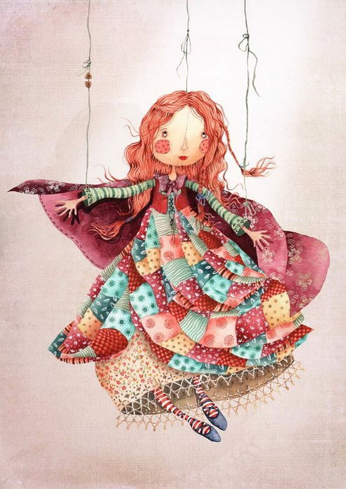 марионетка - марионетка, кукла - оригинал