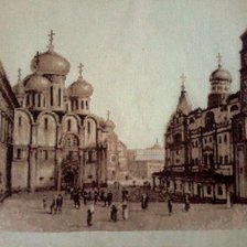 Схема вышивки «церковь»