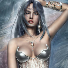 Схема вышивки «обольстительница»