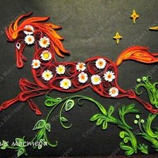 красный конь