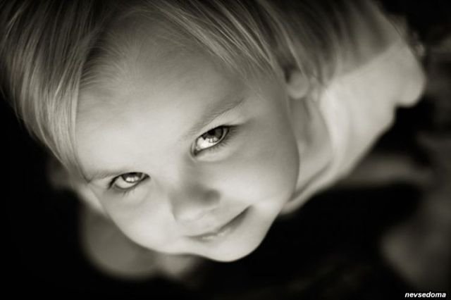 №727791 - монохром, девочка, ребенок - оригинал