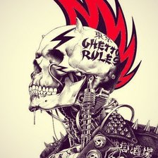 Схема вышивки «Панк»