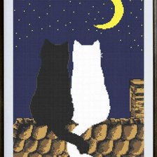 Схема вышивки «серия ,,кошки"»