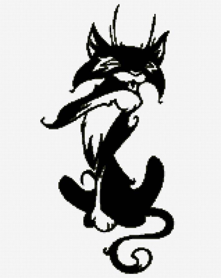 Монохром .Забавные котята 15 - предпросмотр