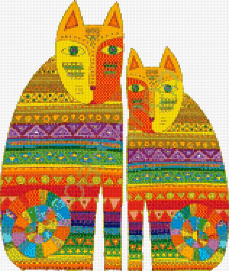 кошки фигурки животные этника - предпросмотр