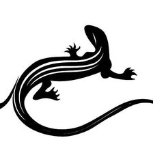 Схема вышивки «Ящерка»