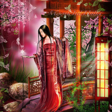 Схема вышивки «Девушка»