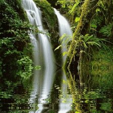 Схема вышивки «Водопад»