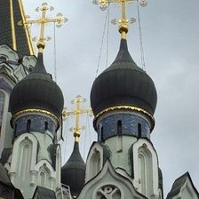 Схема вышивки «чёрные купола»