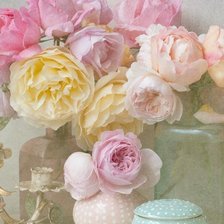 Схема вышивки «пионы 1»