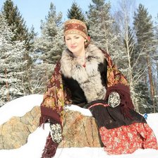 Схема вышивки «Зимушка»