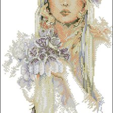 Схема вышивки «Сара Мун»