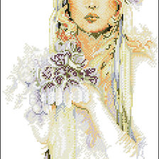 Схема вышивки «Сара Мун»
