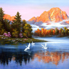 Схема вышивки «картина»