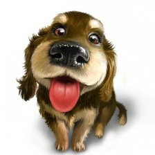 Схема вышивки «собачка»