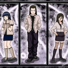 Схема вышивки «наруто "клан хьюга,новый состав"»