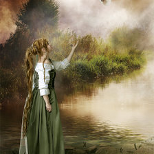 Схема вышивки «картины Синди Грундстен»