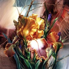 Схема вышивки «цветок»