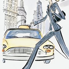 Схема вышивки «Монохром Шопинг9»