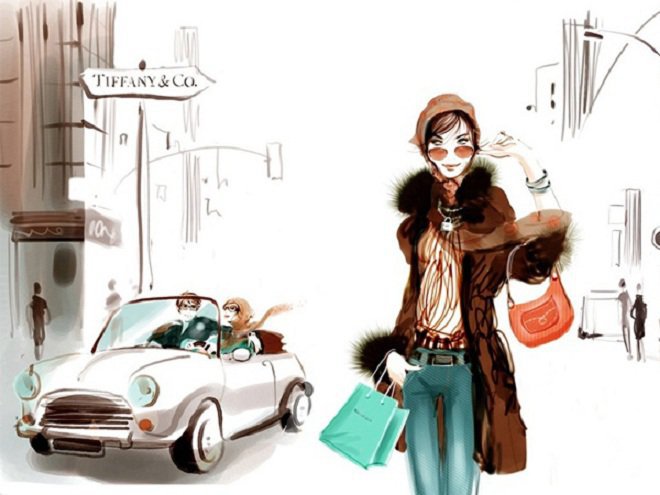 Монохром Шопинг 10 - оригинал