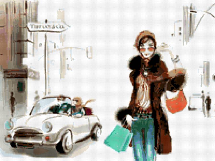 Монохром Шопинг 10 - предпросмотр